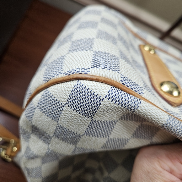 Auth Louis Vuitton Siracusa GM Demier Azur Handbag bag - Picture 11 of 14